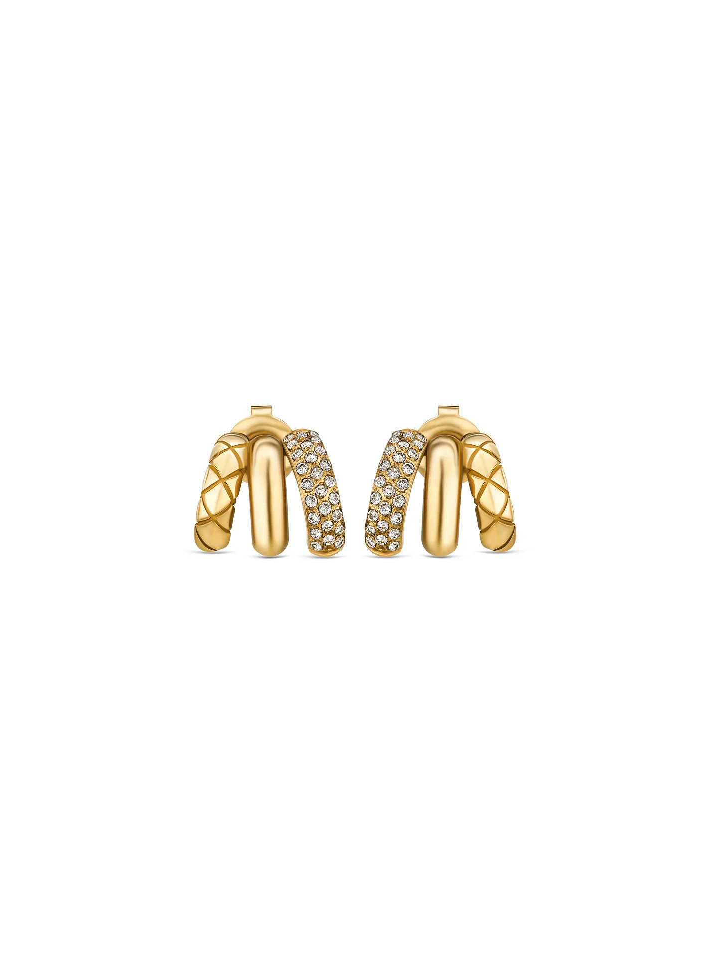 Brincos One Delightful Triple Gold - Image 2