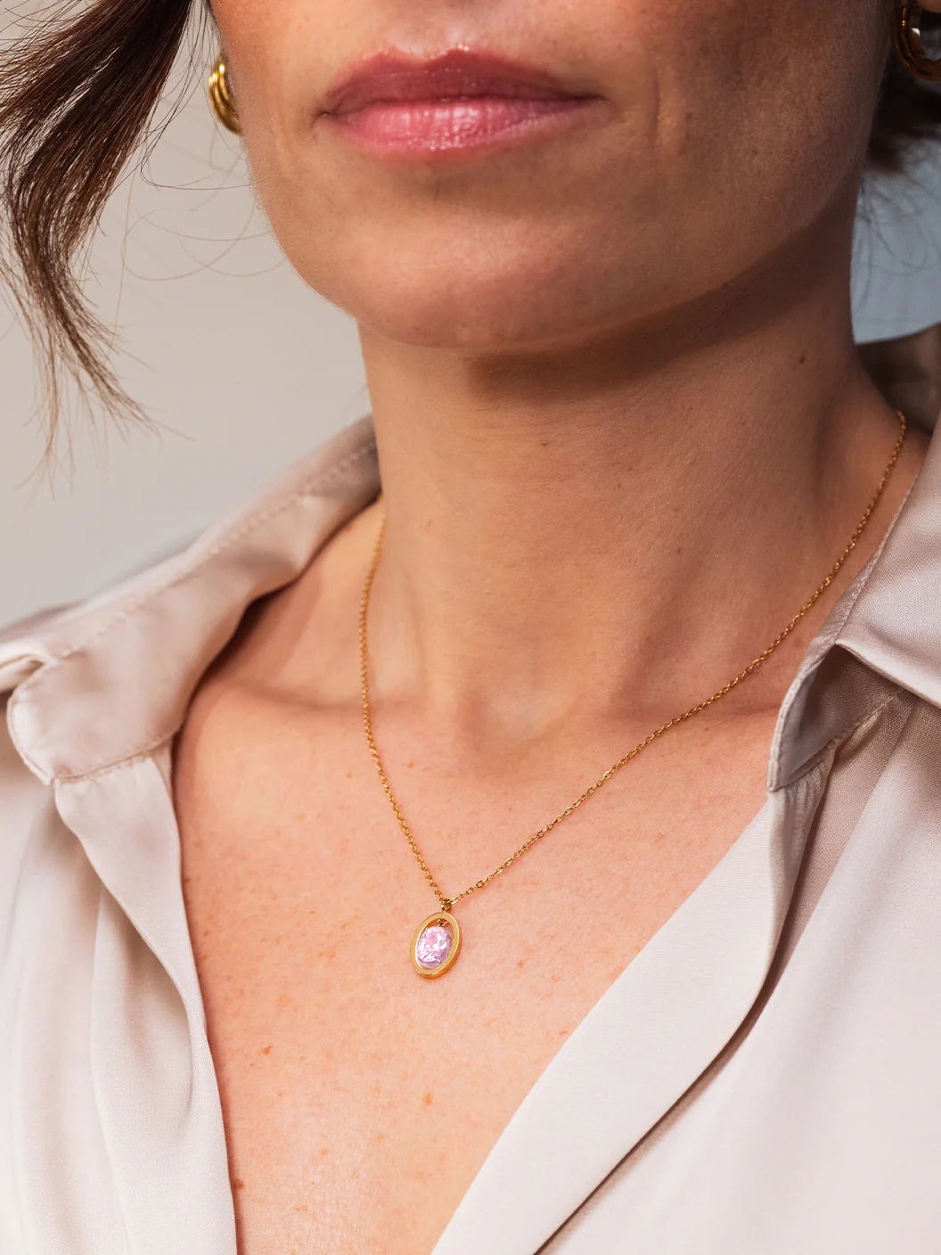 Colar One Birthstone Junho - Harmonia - Image 2