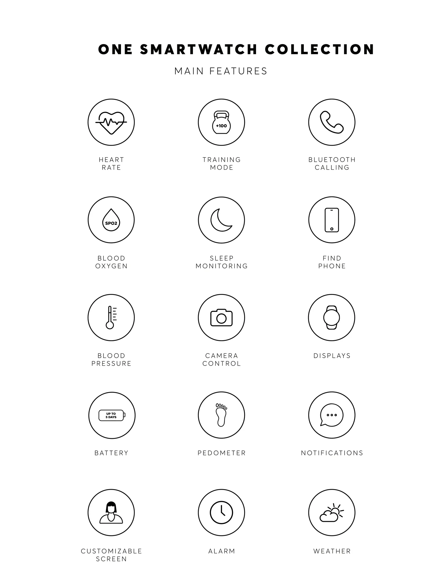 Smartwatch One Frame Silver - Image 4